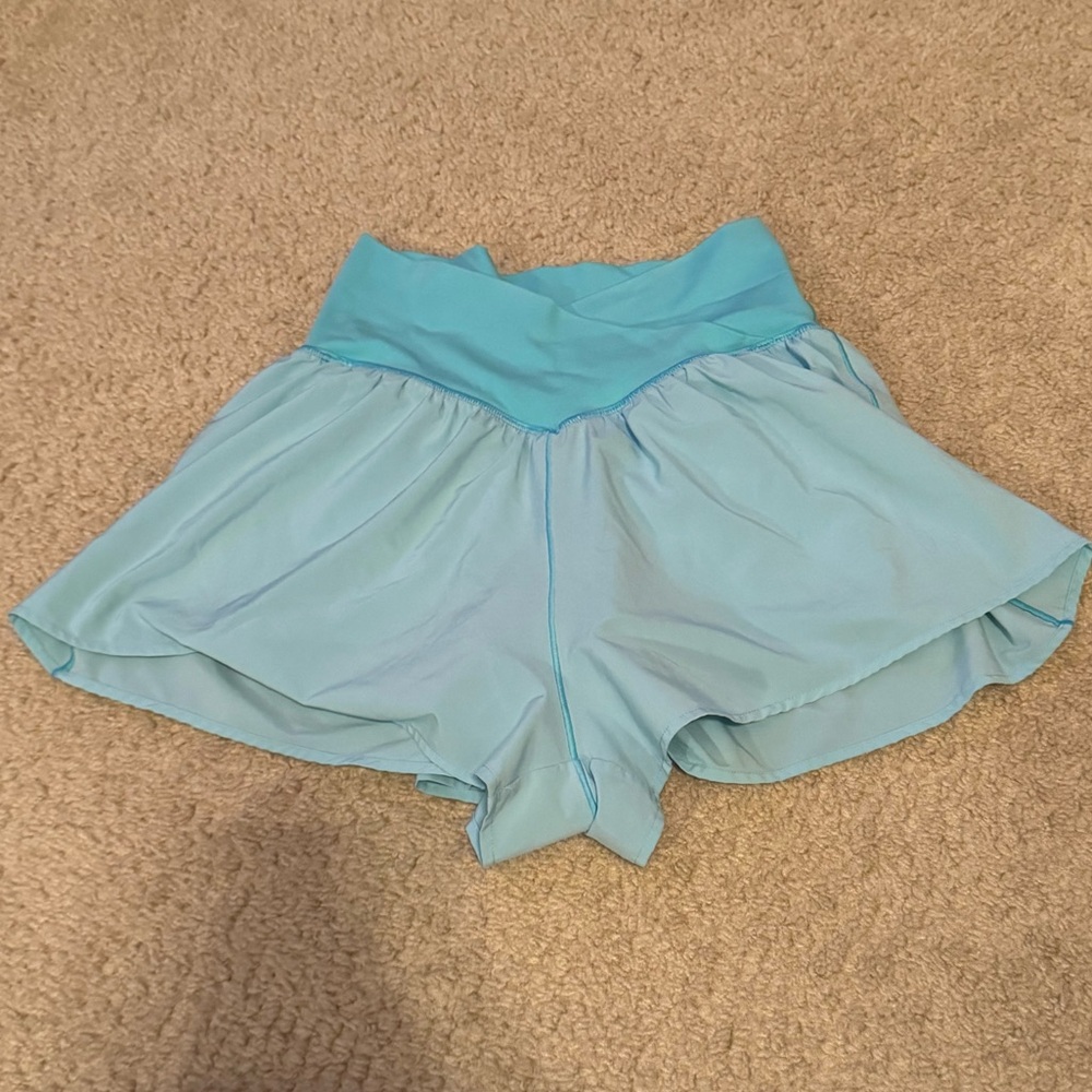 Aerie flowy crossover shorts